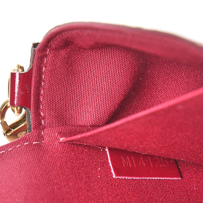 Louis Vuitton Vernis Felicie Chain Wallet Magenta 8 of 9