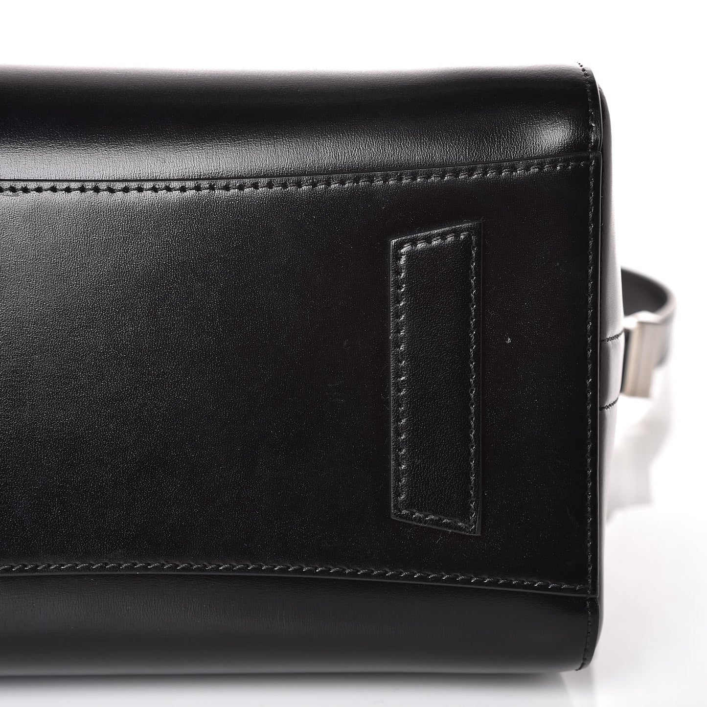 Shiny Lord Calfskin Small Antigona Black