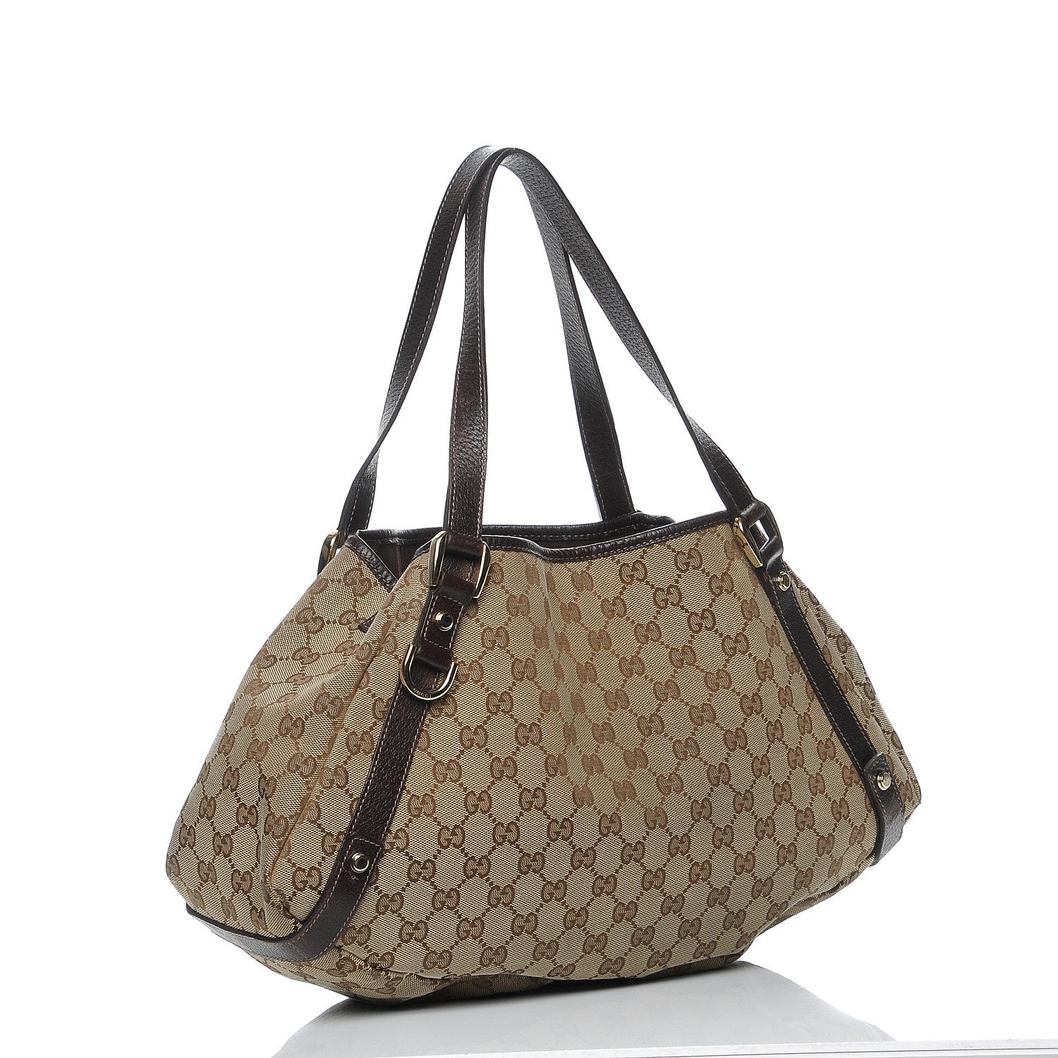 Gucci Monogram Medium Abbey Shoulder Bag Dark Brown 3 of 9