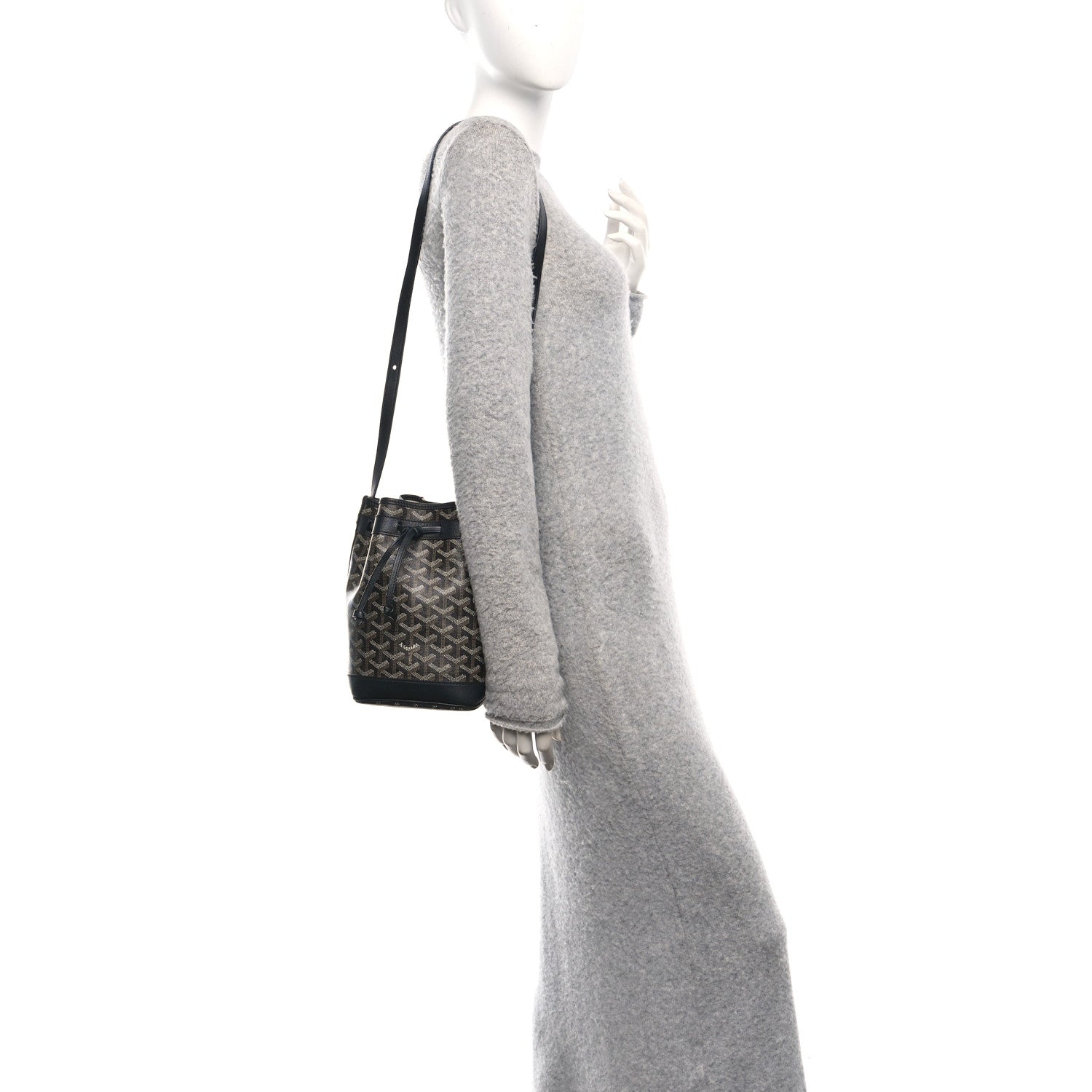 Goyard Goyardine Petit Flot Bucket Bag PM Black 2 of 11