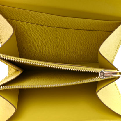 Hermes Epsom Constance Short Wallet Lime 5 of 8