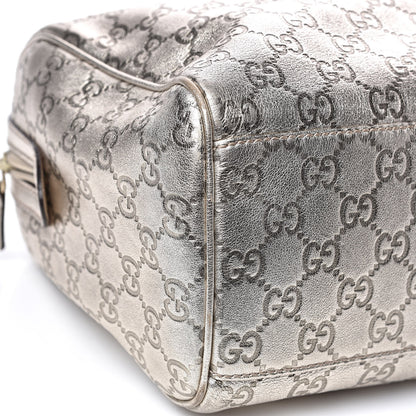 Gucci Metallic Guccissima Boston Gold 9 of 12