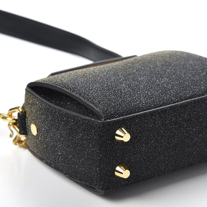 Alexander McQueen Glitter Degrade Box Shoulder Bag 16 Black Gold 6 of 9