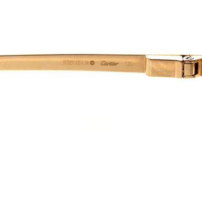 Cartier Santos de Cartier 135 Sunglasses Gold Black 5 of 7