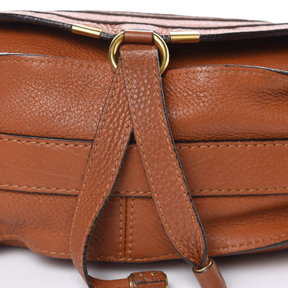Chloe Calfskin Medium Marcie Round Crossbody Bag Tan 9 of 14