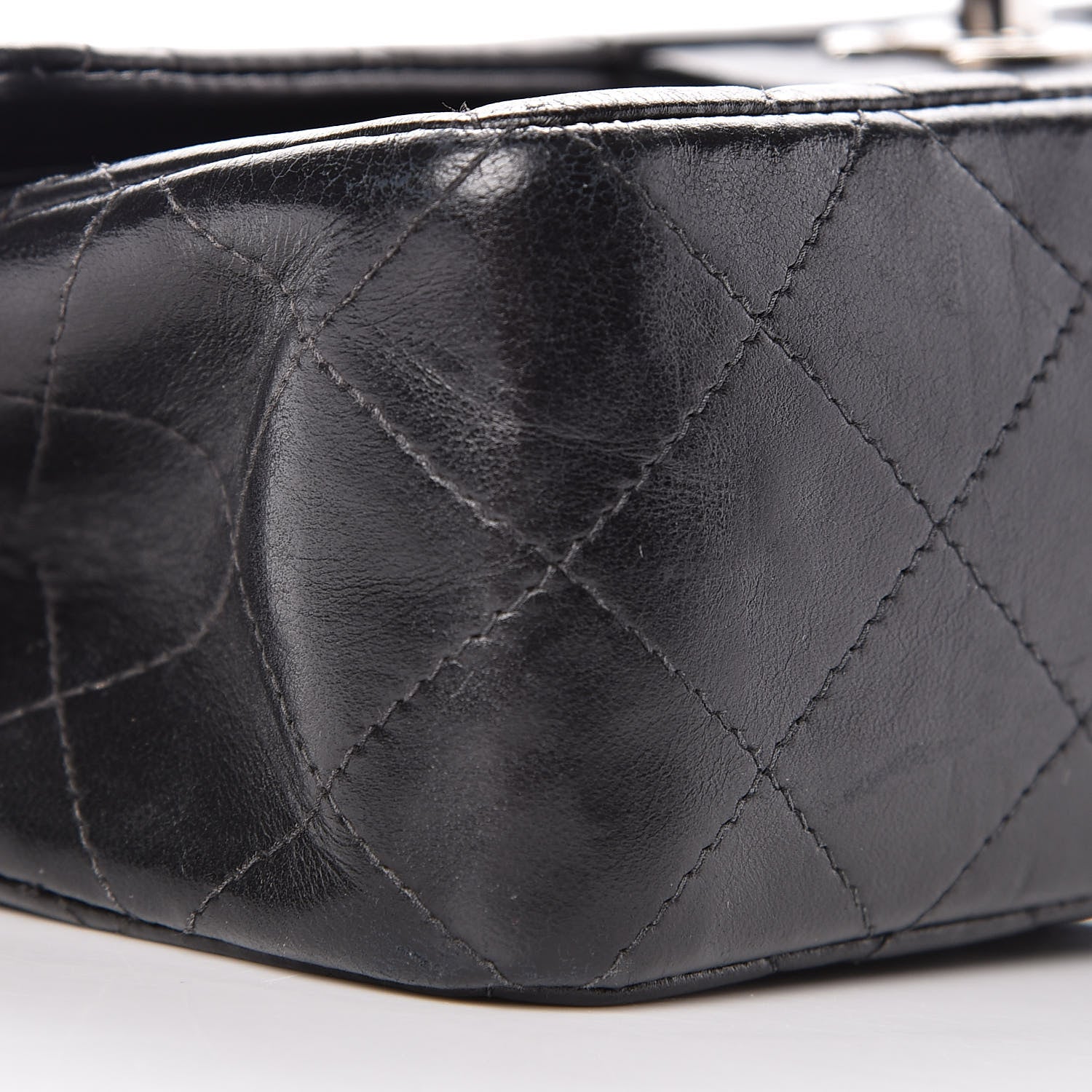 Chanel Lambskin Quilted Small Double Flap Black 12 of 13