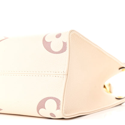 Louis Vuitton Empreinte Monogram Giant Onthego PM Creme Bois De Rose 10 of 12