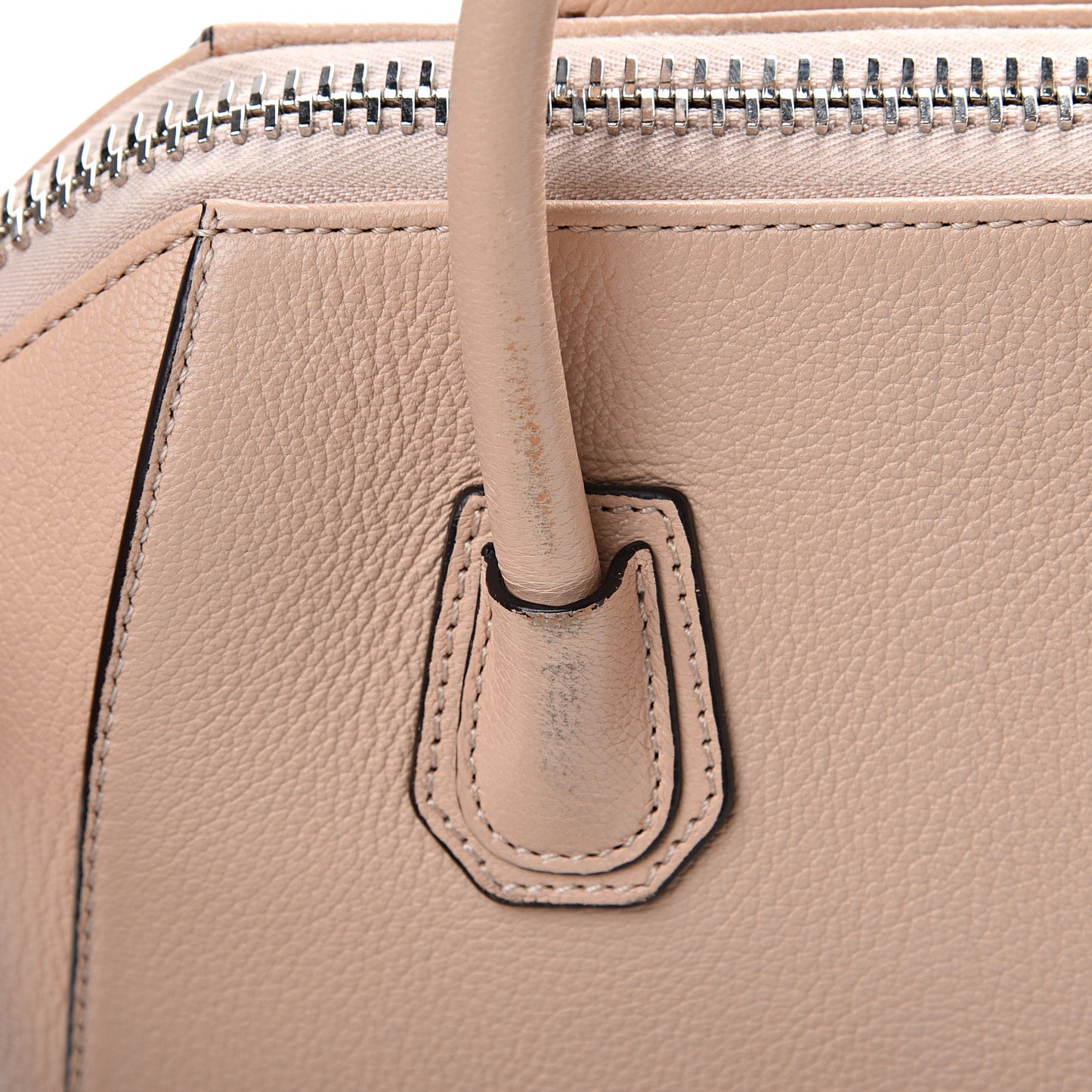 Sugar Goatskin Mini Antigona Powder