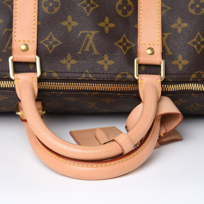 Louis Vuitton Monogram Keepall Bandouliere 55 10 of 12