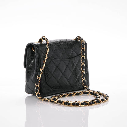 Chanel Caviar Quilted Mini Square Flap Black 3 of 7