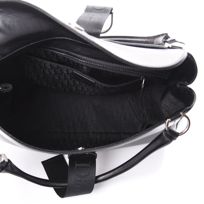 Christian Dior Coated Canvas Crystal Hardcore Shoulder Bag Black 5 of 9