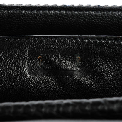 Prada Tweed Sound Shoulder Bag Black 6 of 9
