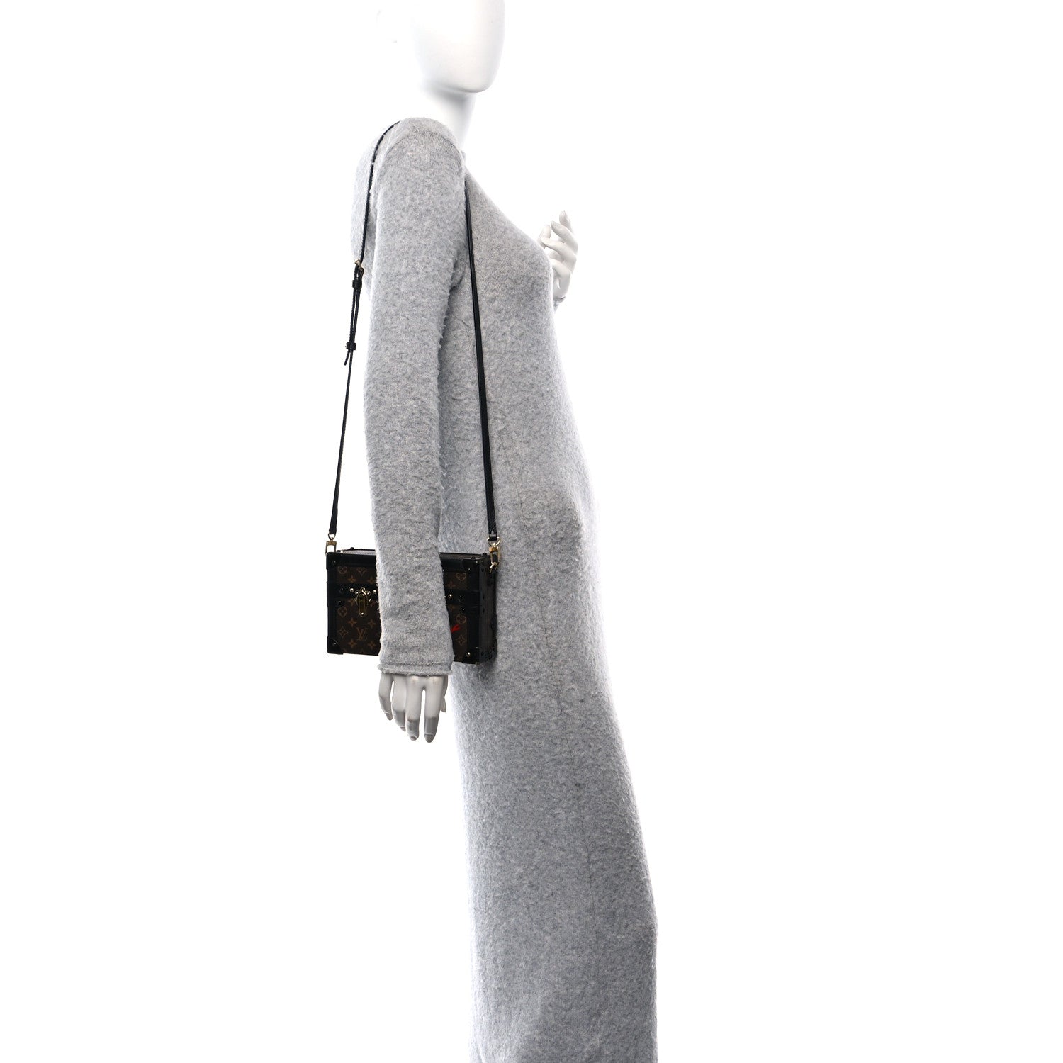 Louis Vuitton Monogram Petite Malle Black 2 of 14