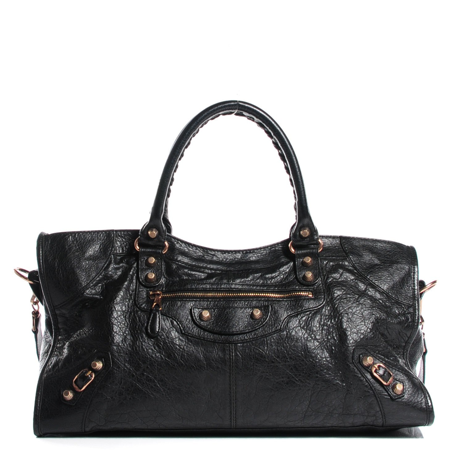 Balenciaga Agneau Giant 12 Rose Gold Hardware Part Time Black 1 of 14