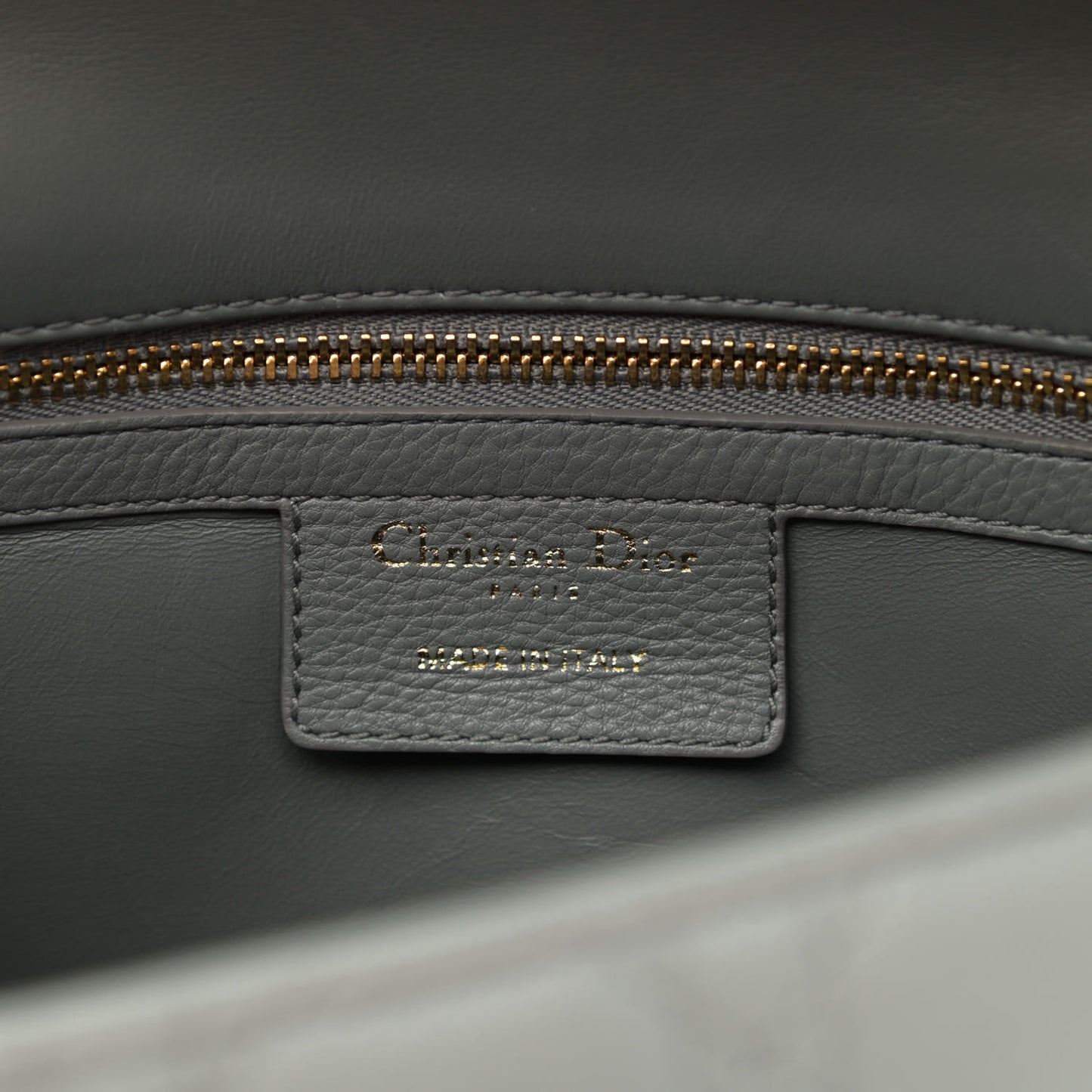 Lambskin Cannage Medium Caro Bag Grey
