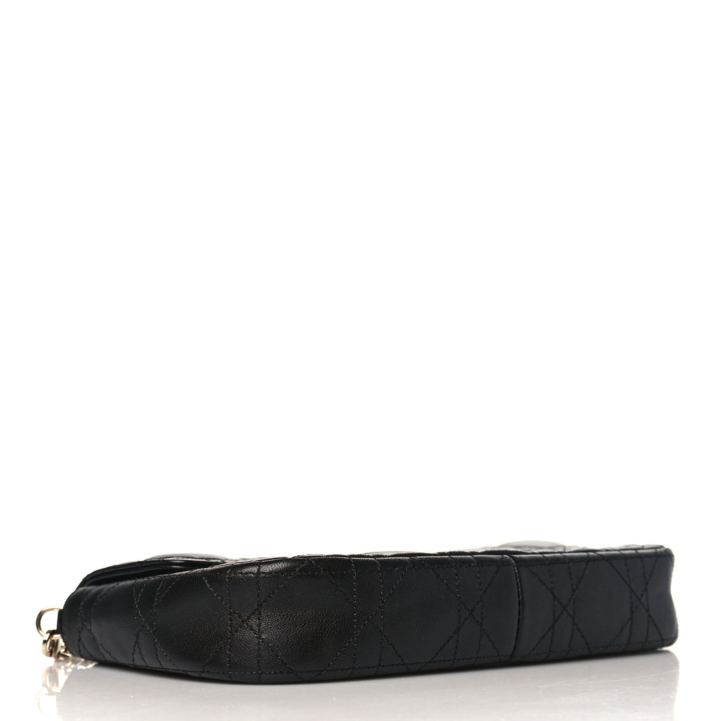 Lambskin Cannage Miss Dior Promenade Pouch Black