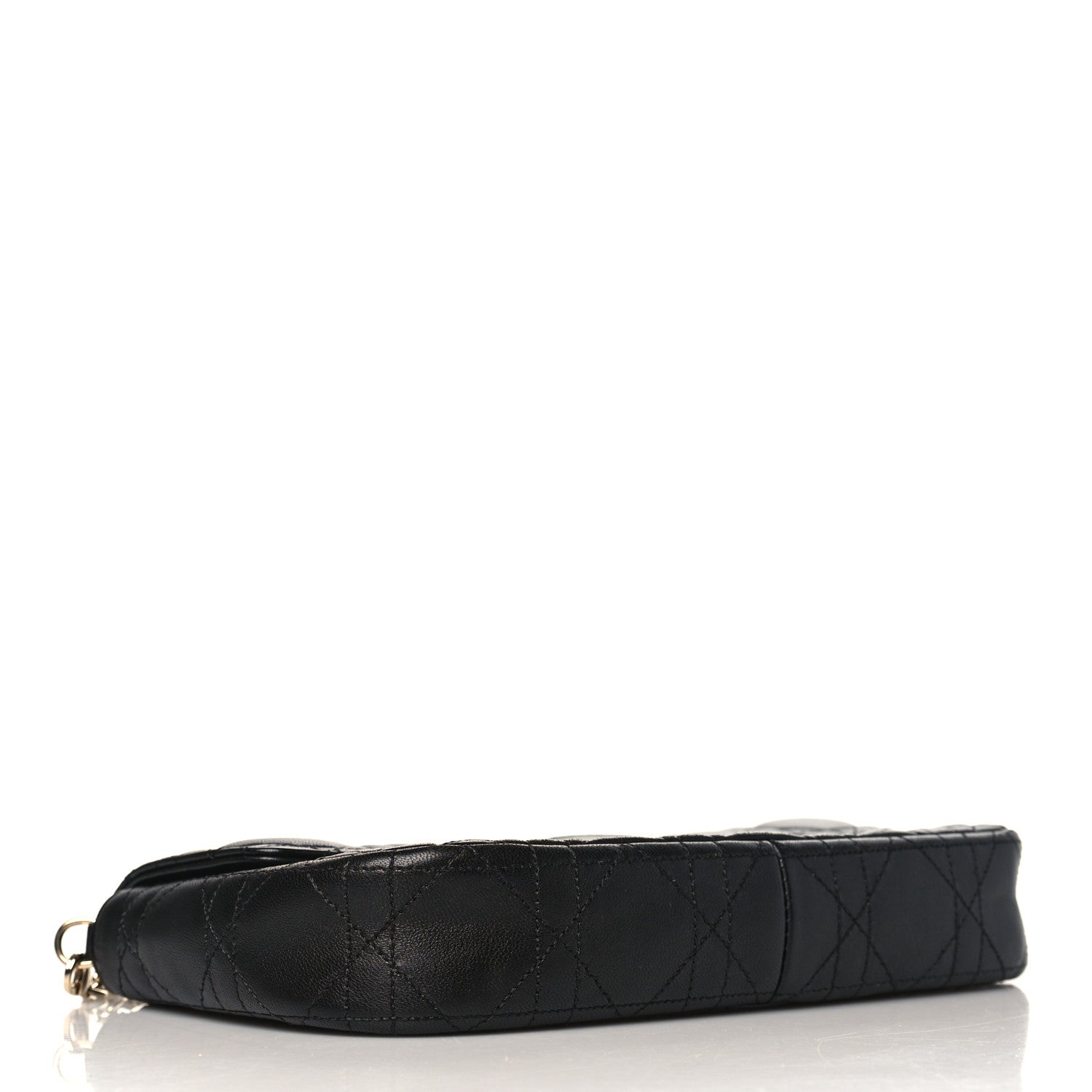 Christian Dior Lambskin Cannage Miss Dior Promenade Pouch Black 4 of 9