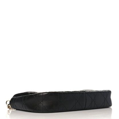 Christian Dior Lambskin Cannage Miss Dior Promenade Pouch Black 4 of 9