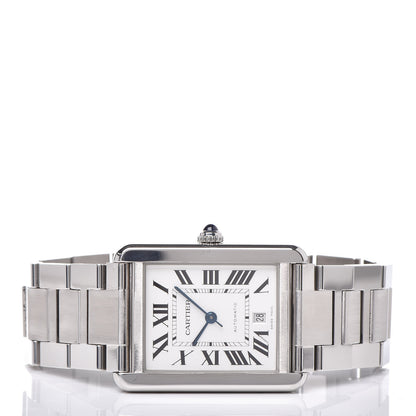 Cartier Stainless Steel 31mm Tank Solo Automatic Watch 3 of 7