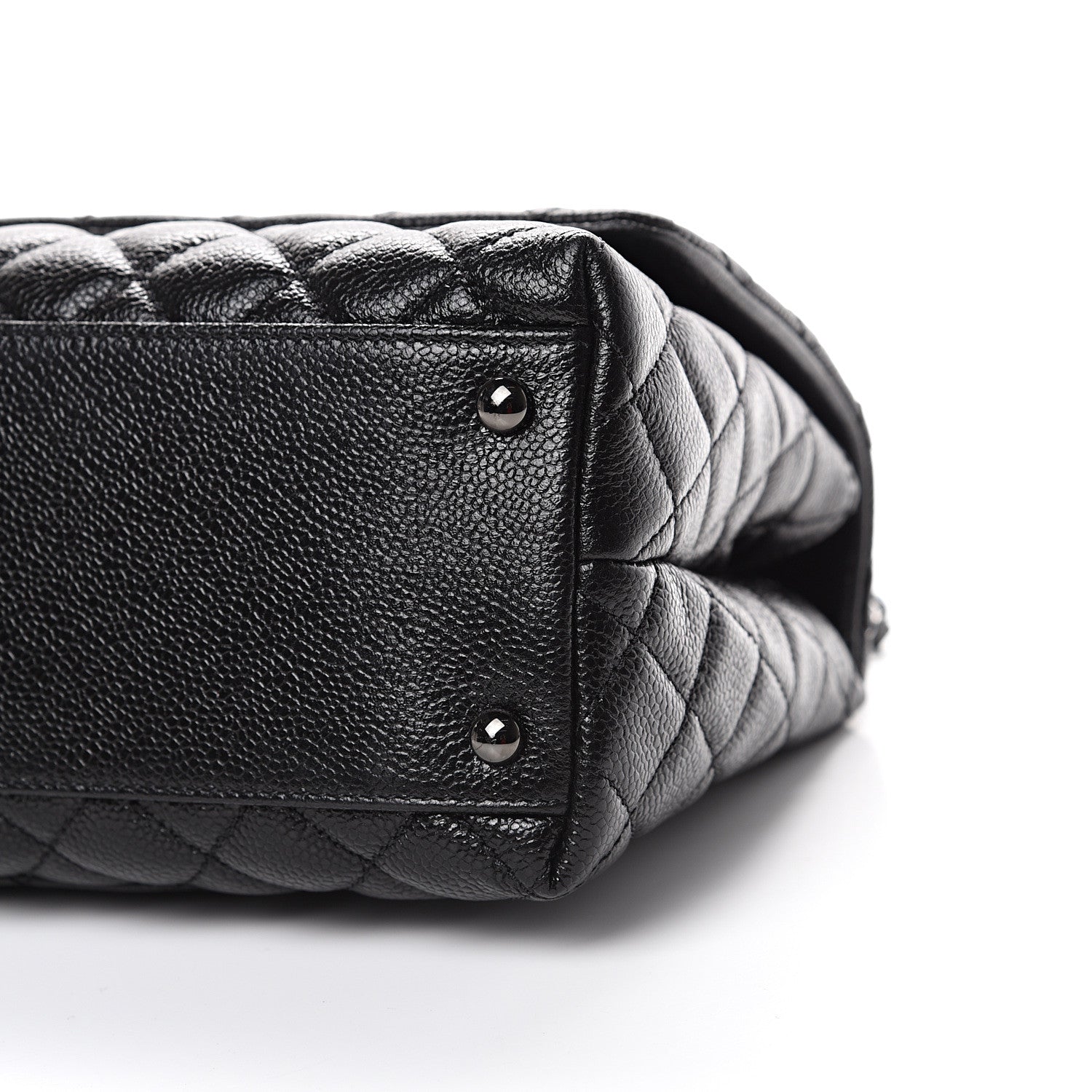 Chanel Caviar Quilted Small Coco Handle Flap So Black 9 of 10