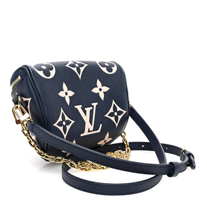 Louis Vuitton Empreinte Monogram Giant Mini By The Pool Bumbag Blue Beige 3 of 10