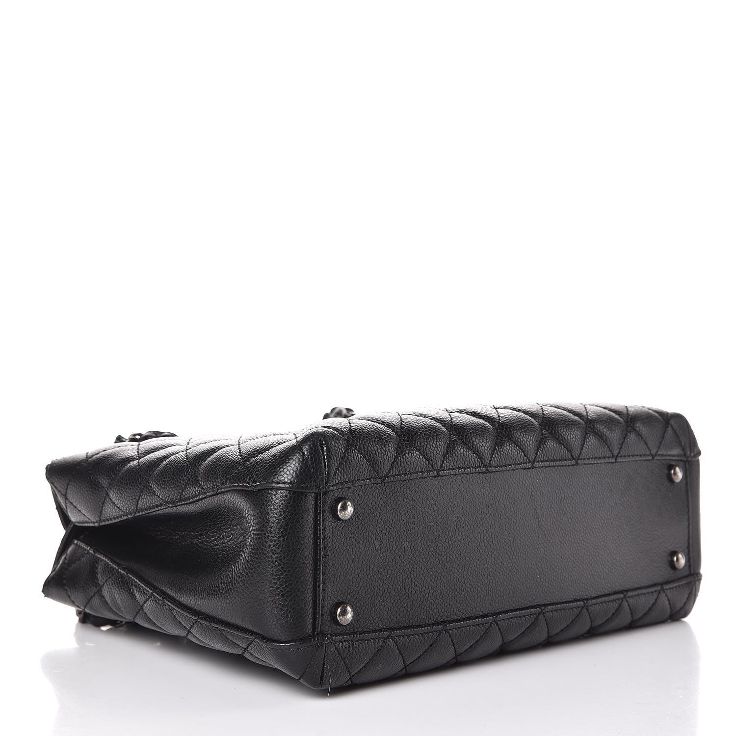 Chanel Caviar Quilted Small City Shopping Tote Black 4 of 8