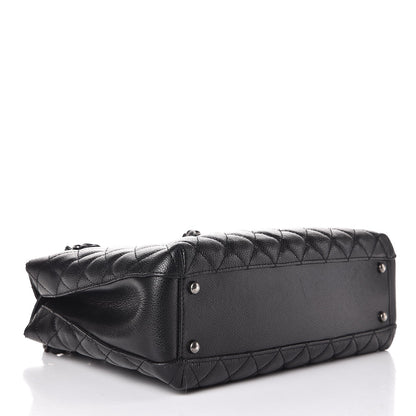 Chanel Caviar Quilted Small City Shopping Tote Black 4 of 8