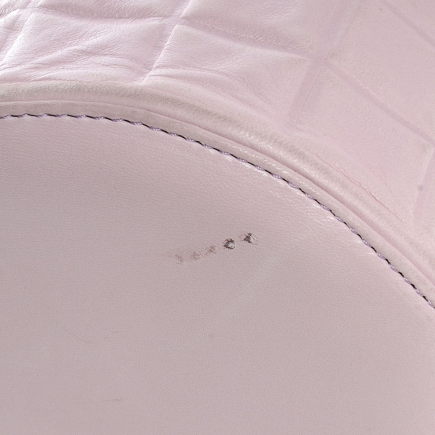 Lambskin Chocolate Bar Quilted Bag Lilac