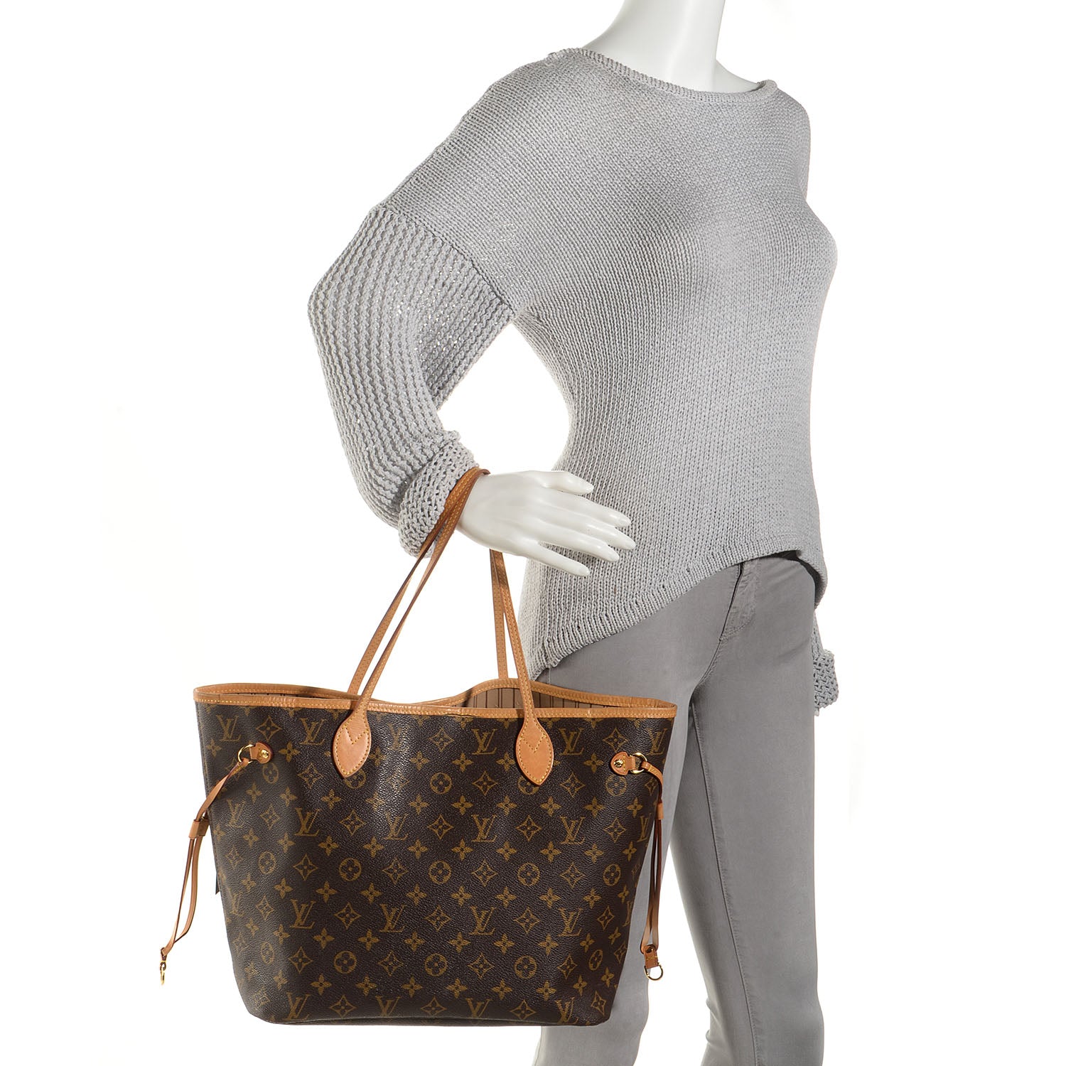 Louis Vuitton Monogram Neverfull MM 2 of 8