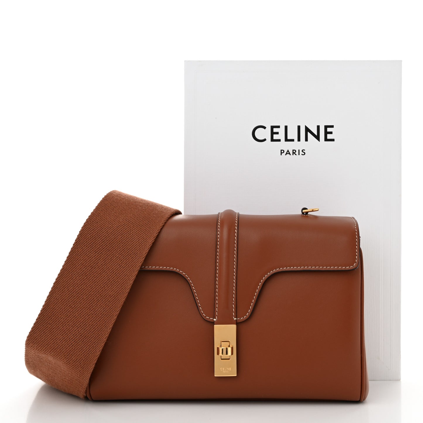 Smooth Calfskin Teen 16 Crossbody Bag Soft Tan