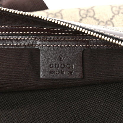 Gucci GG Supreme Monogram Belt Bag Dark Brown 6 of 10