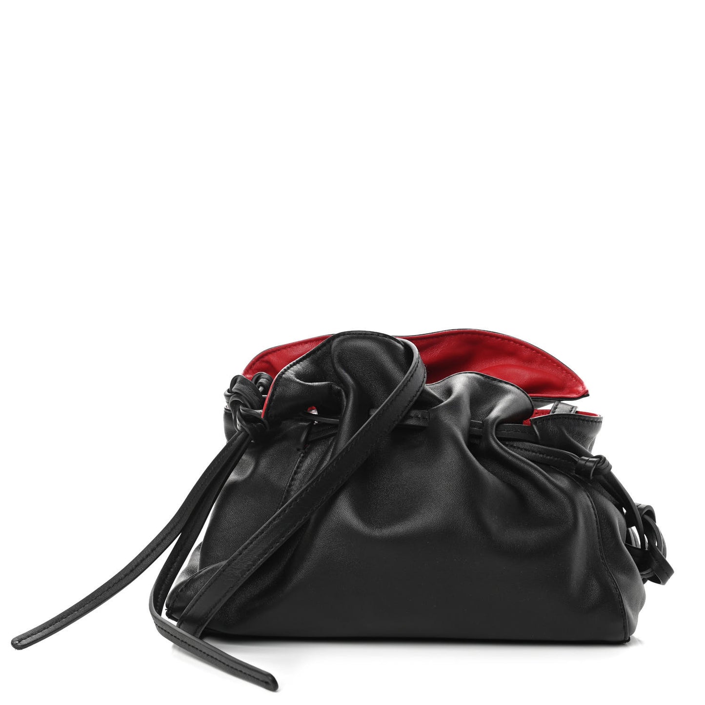 Lambskin Mini Protea Bag Black Flamma
