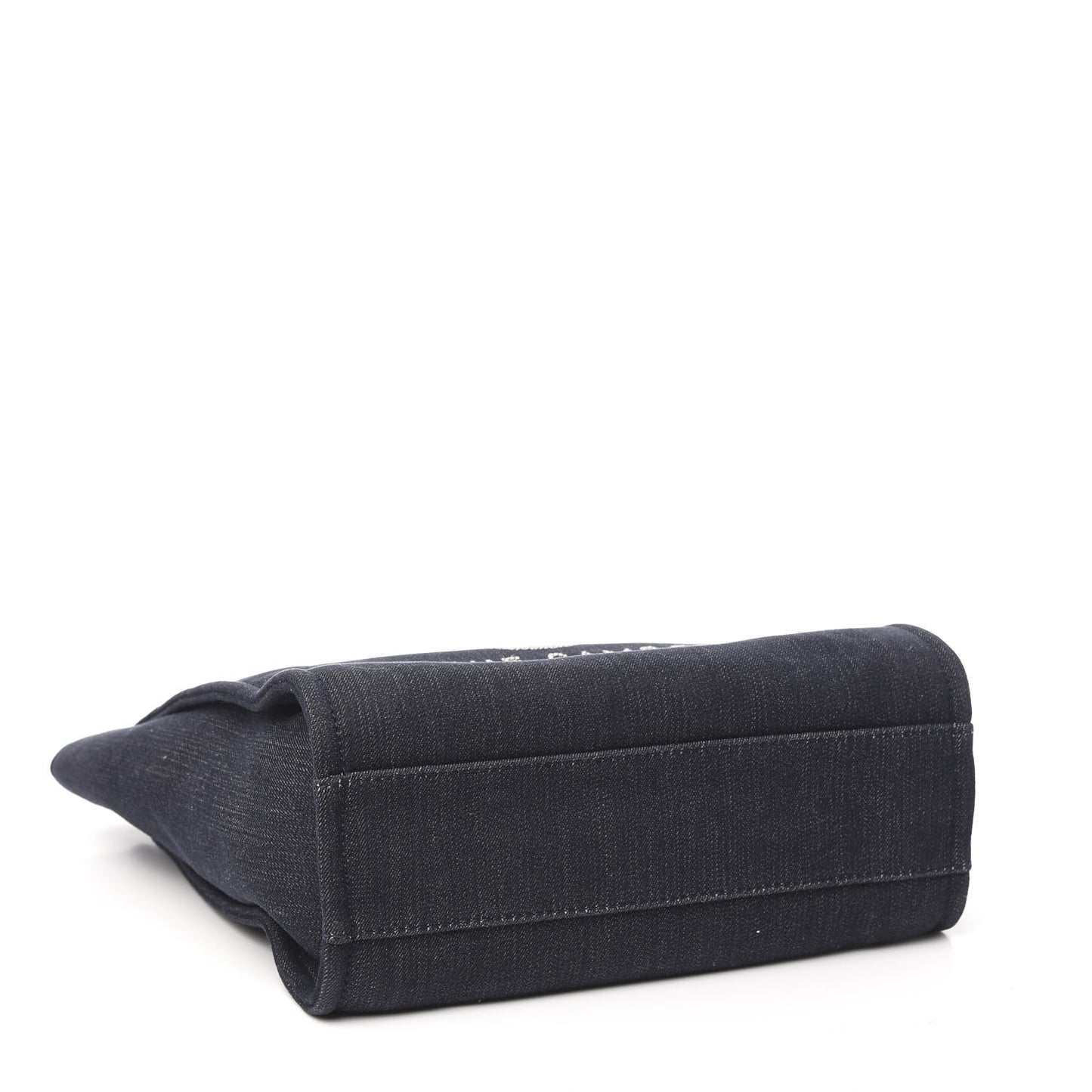 Denim Mini Deauville Tote Dark Blue