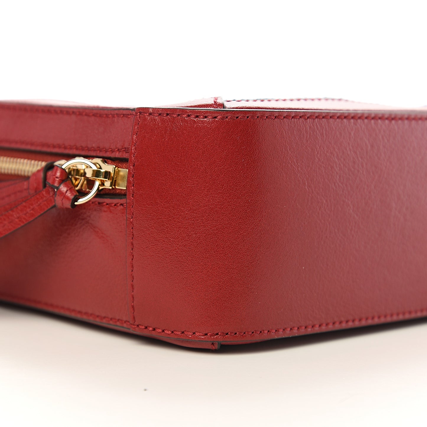 Suede Calfskin Web Small Ophidia Top Handle Shoulder Bag New Blue Romantic Cherry