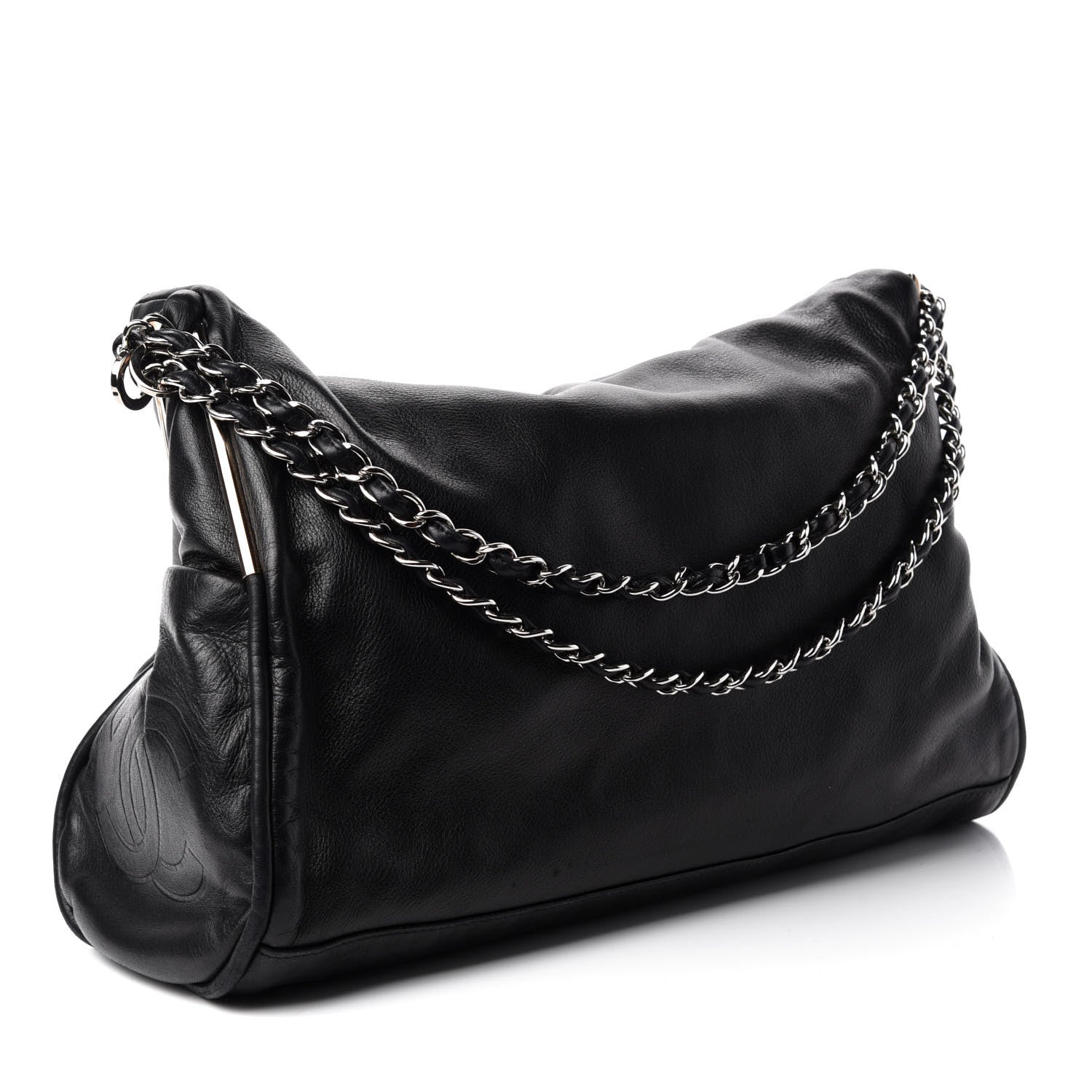 Chanel Lambskin Ultimate Soft Hobo Black 4 of 12