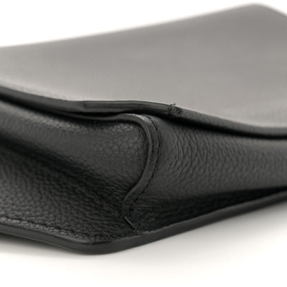Louis Vuitton Grained Calfskin Aerogram Slingbag Black 9 of 14