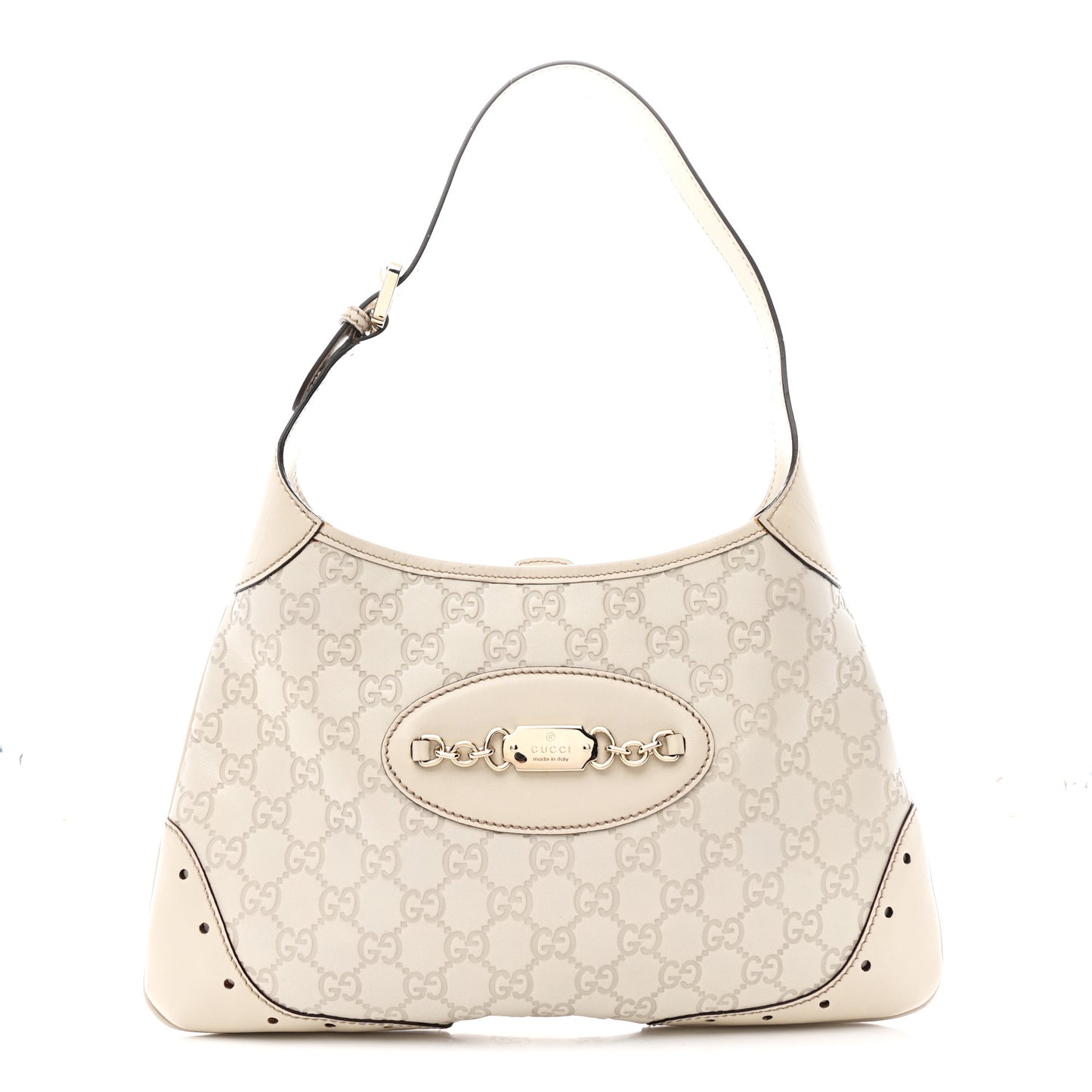 Guccissima Punch Hobo Off White