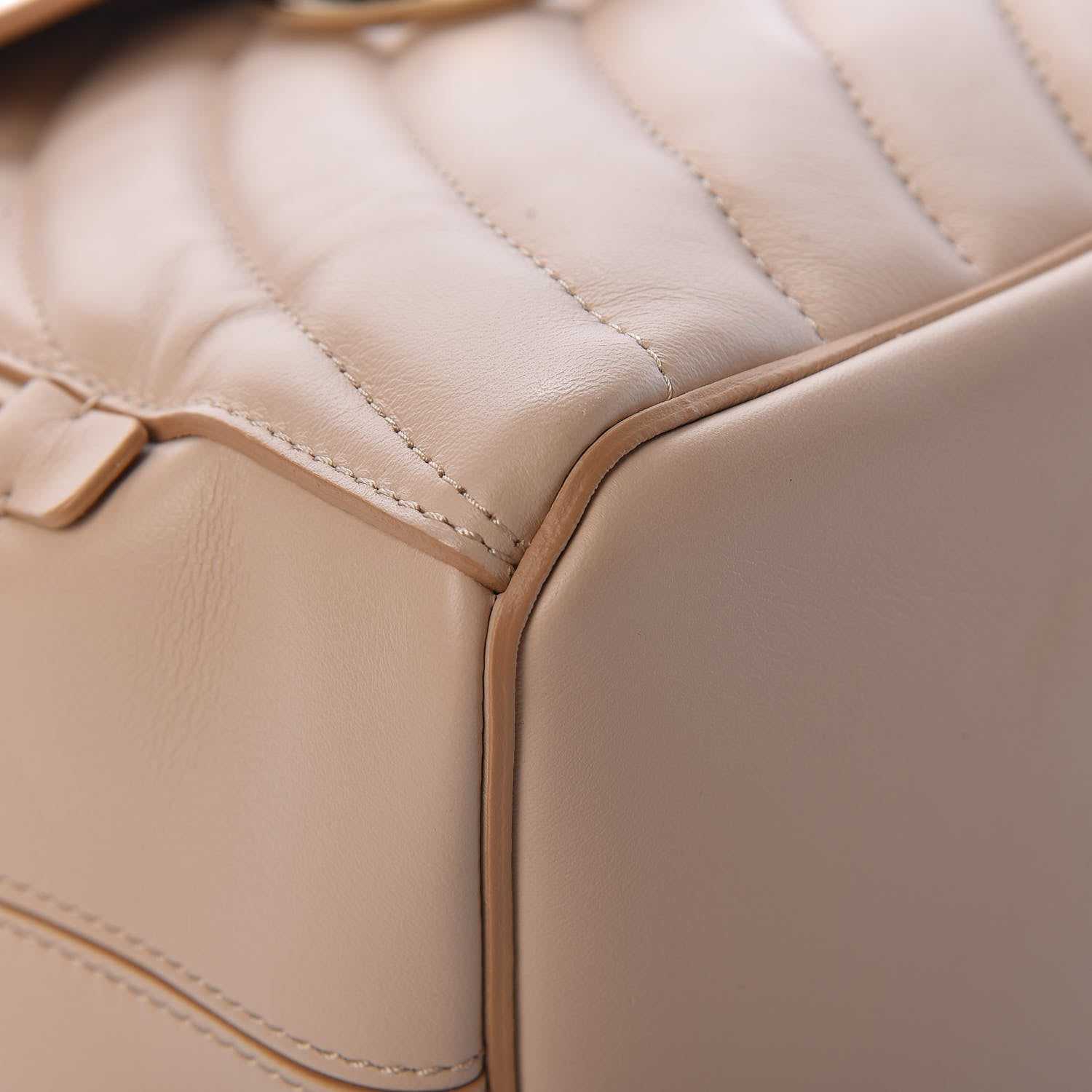 Chloe Calfskin Quilted Medium Faye Backpack Pearl Beige 11 of 14