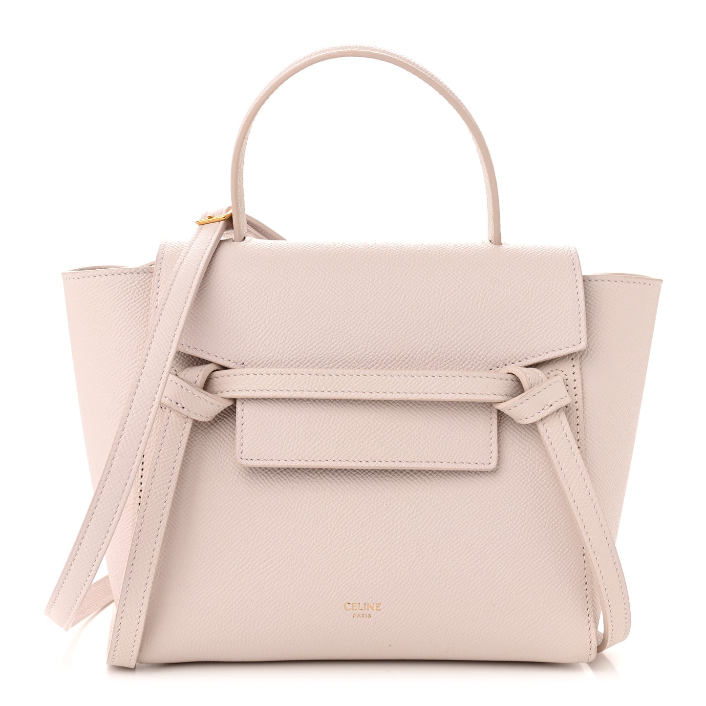 Grained Calfskin Nano Belt Bag Peony