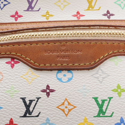 Louis Vuitton Monogram Multicolor Pochette Plate GM White 5 of 7