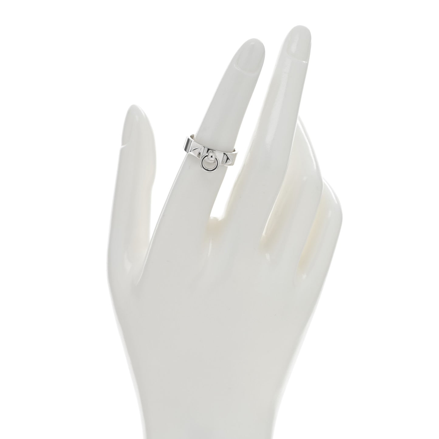 Sterling Silver PM Collier De Chien Ring 52 6