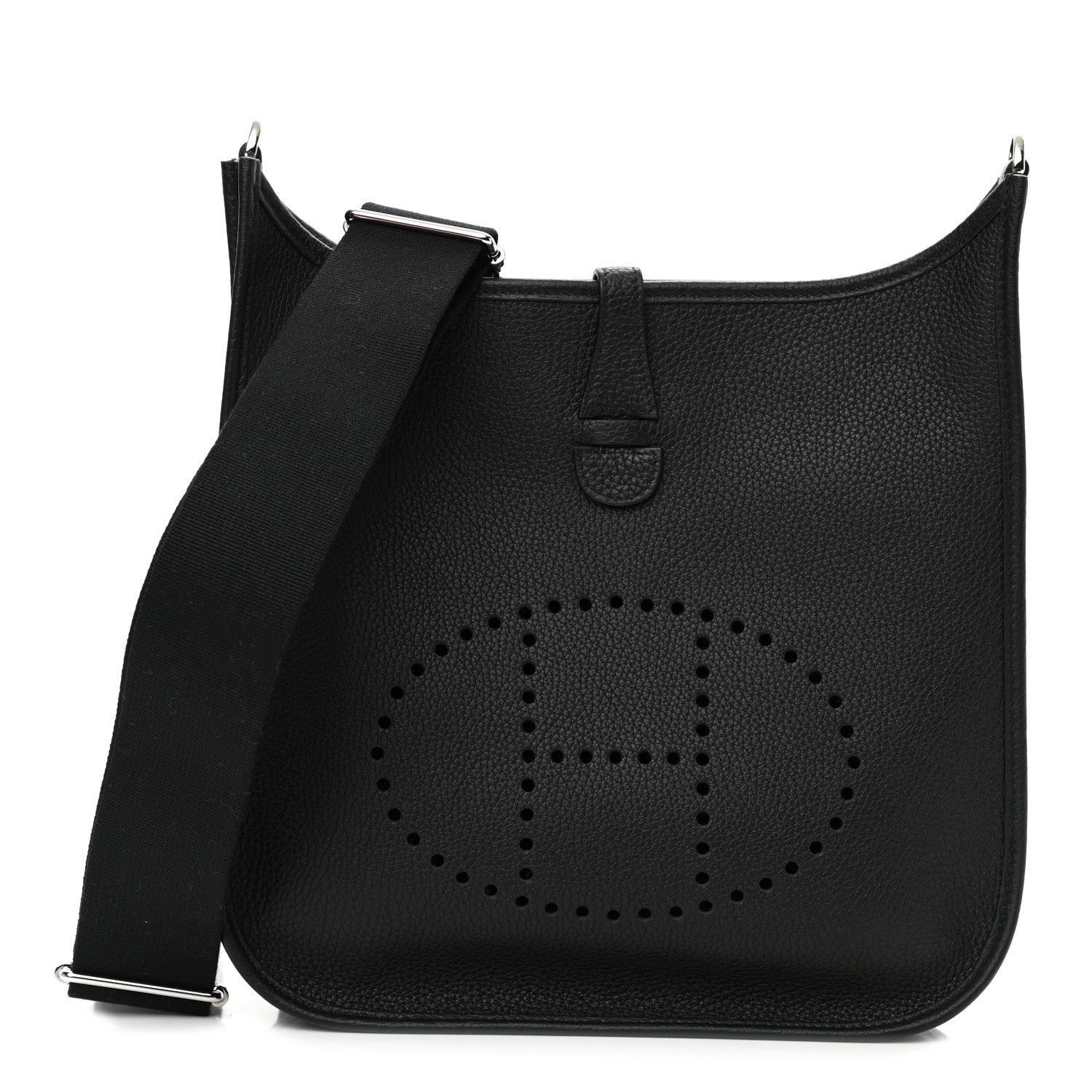 Hermes Taurillon Clemence Evelyne III PM Black 1 of 10