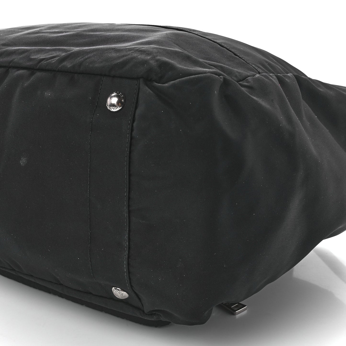 Nylon Vela Baby Bag Black