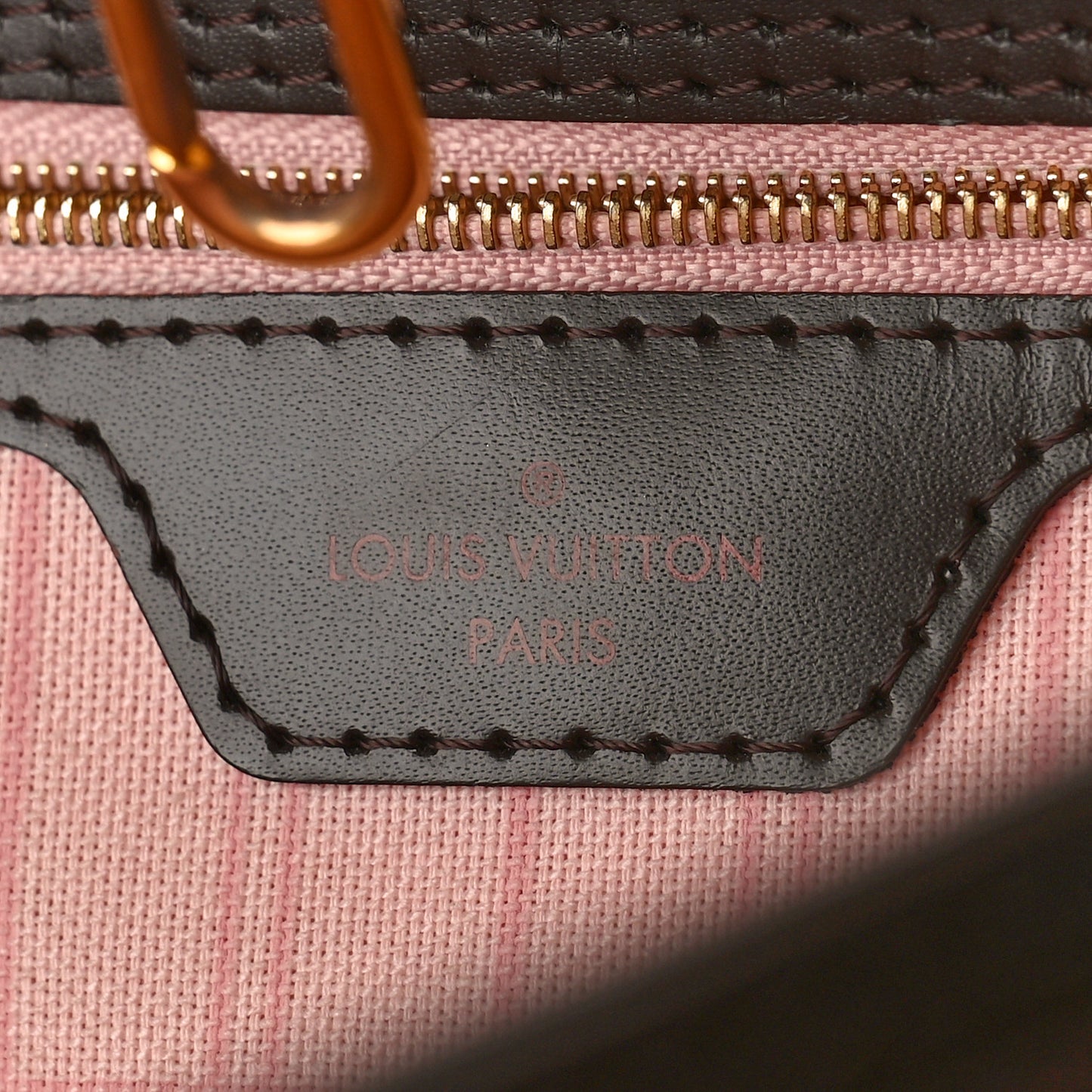 Damier Ebene Neo Neverfull MM Rose Ballerine