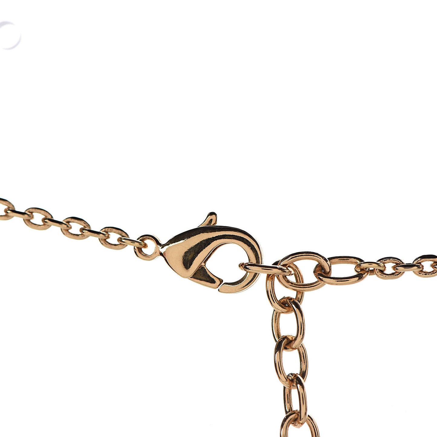 Vuittonite Rooster Necklace Gold