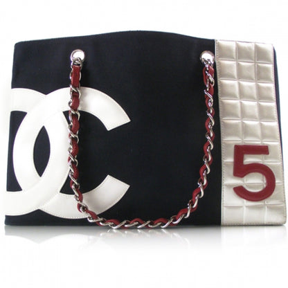 Chanel N°5 Foil Quilted Shopper Tote 1 of 8