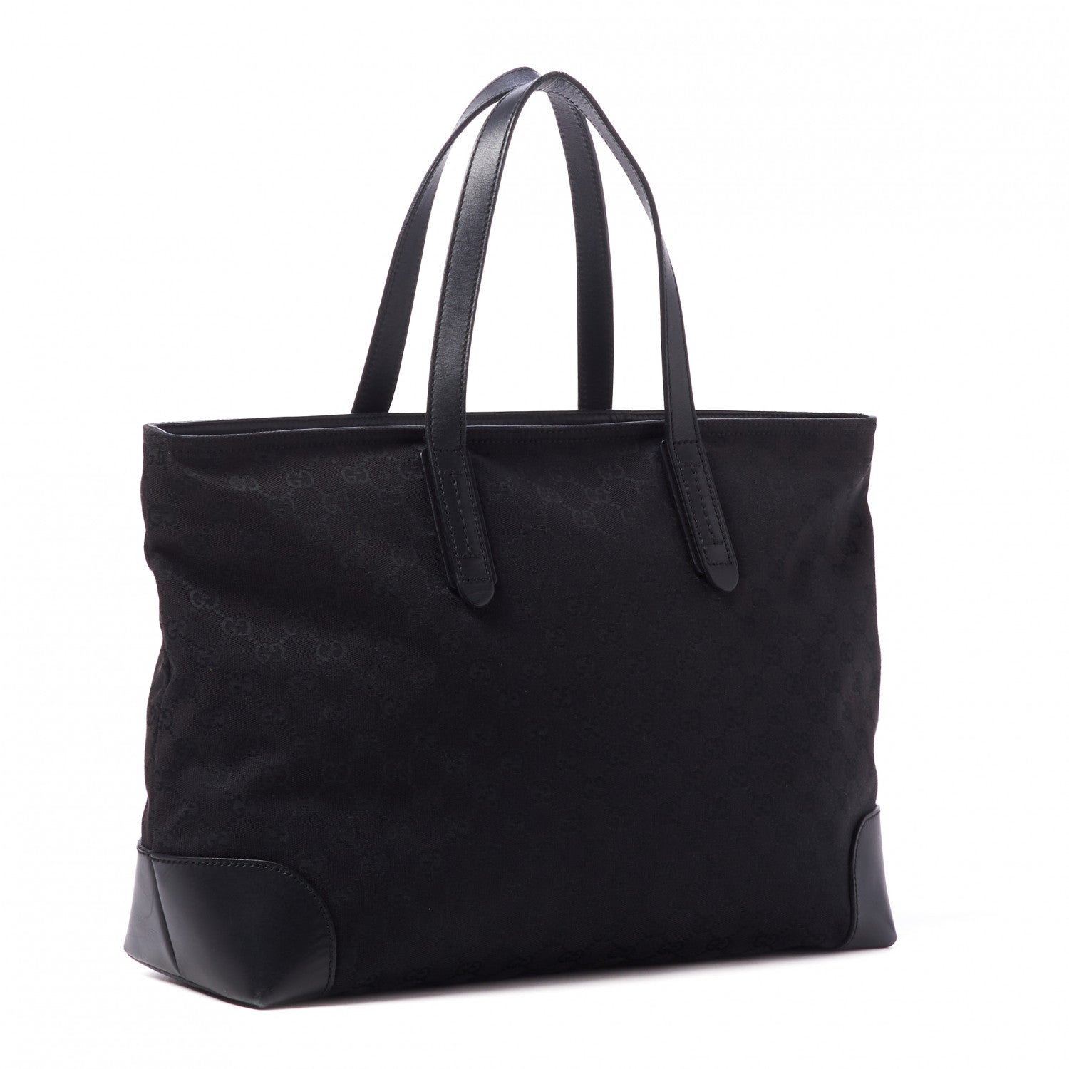 Gucci Monogram Large Original Tote Black 2 of 10