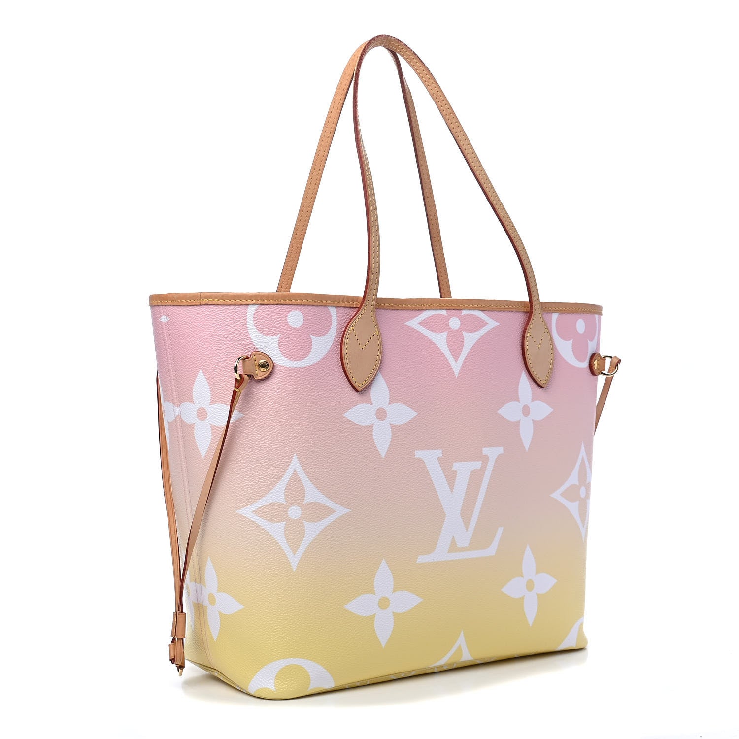 Louis Vuitton Monogram Giant By The Pool Neverfull MM Light Pink 3 of 8