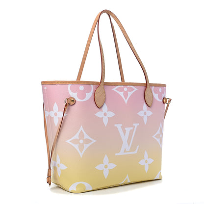 Louis Vuitton Monogram Giant By The Pool Neverfull MM Light Pink 3 of 8