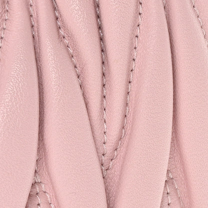 Miu Miu Nappa Matelasse Mini Wander Hobo Alabaster Pink 8 of 10